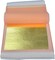 24k Gold Leaf - Real Gold Leaf Sheets 3.1 inches - 25 Sheets Booklet Gold Leaf Sheets for Art - Transfer Patent Gold-Leaf